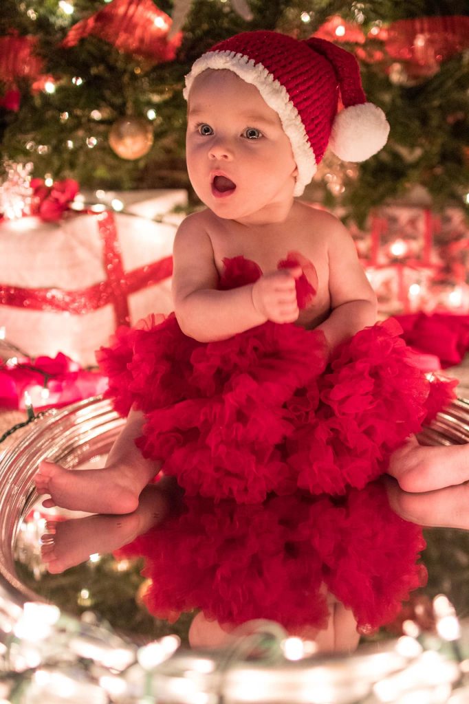 Baby christmas shop photoshoot outfit