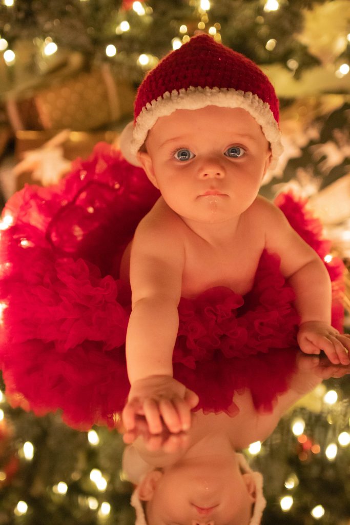 Christmas photoshoot hot sale for babies