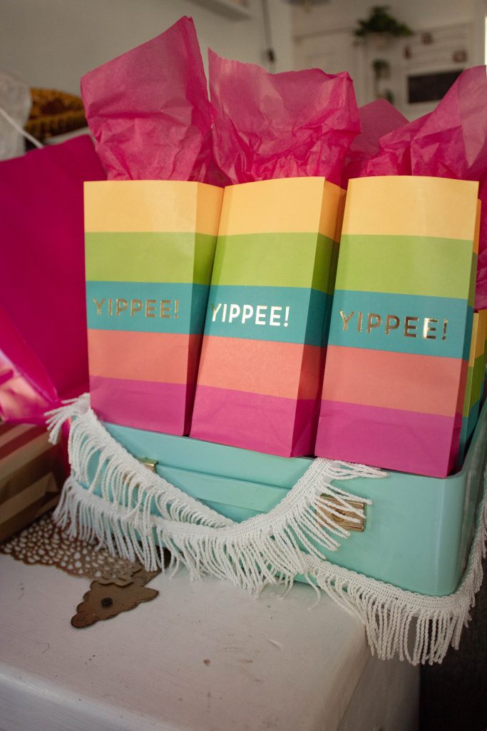 THree Esta Birthday Party Gift Bags