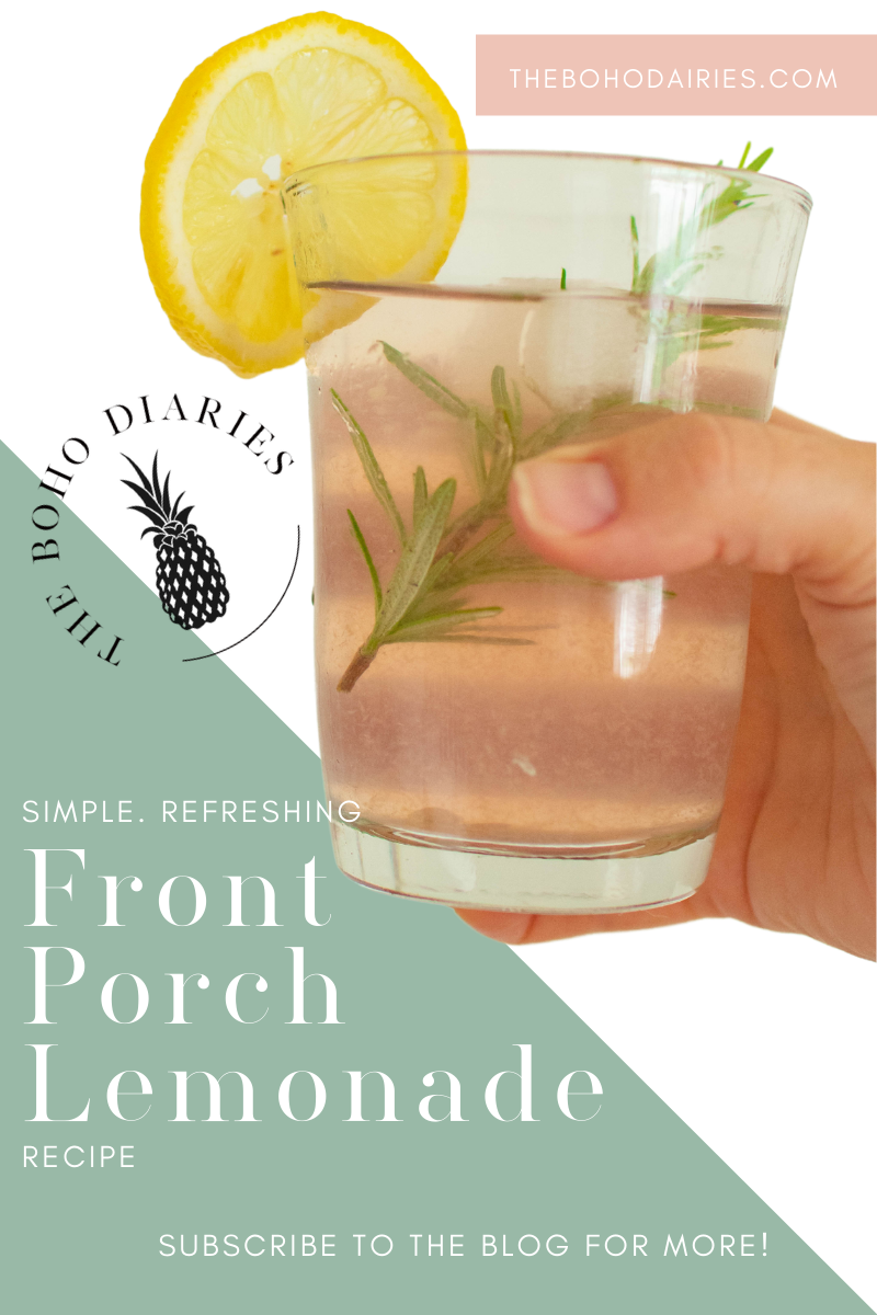Front Porch Lemonade Recipe Blog Post
