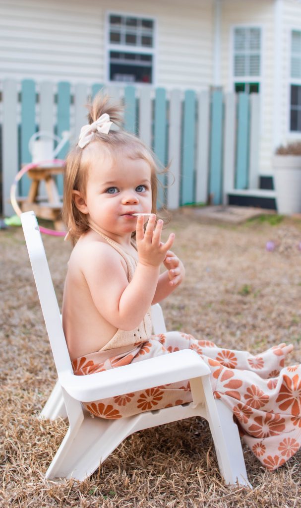 70's Retro Spring Spring for Toddler Girl at Tullabee Baby Shop