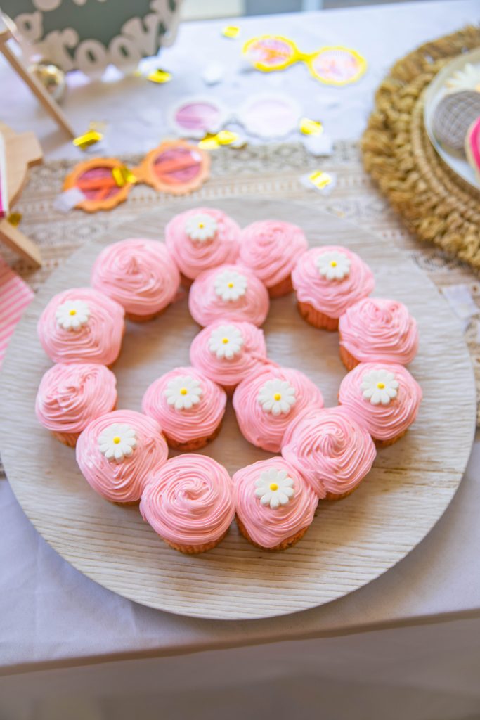 Two Groovy Kids Birthday Party Dessert Table