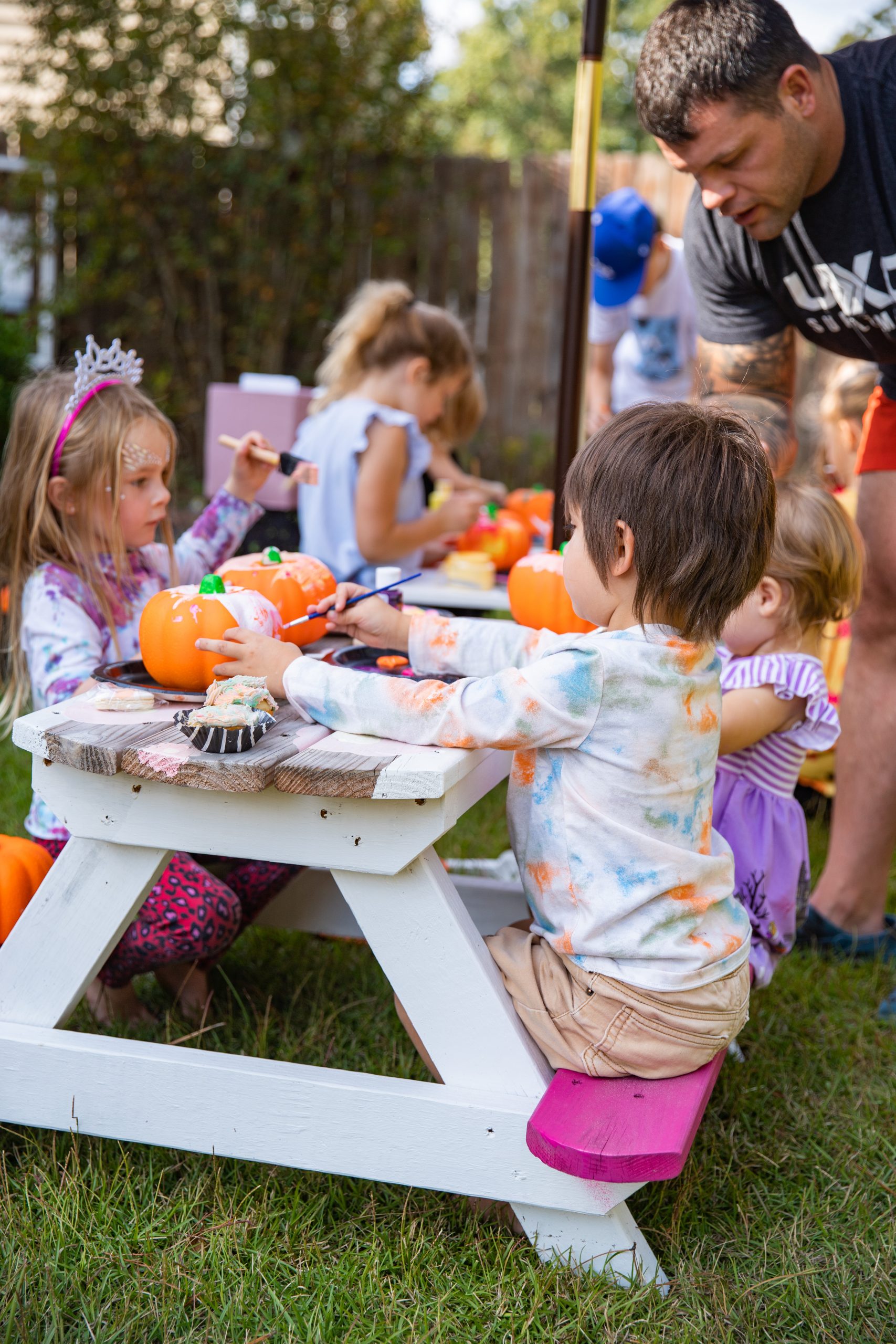 Halloween Ghoul Gang Party pumpkin painting