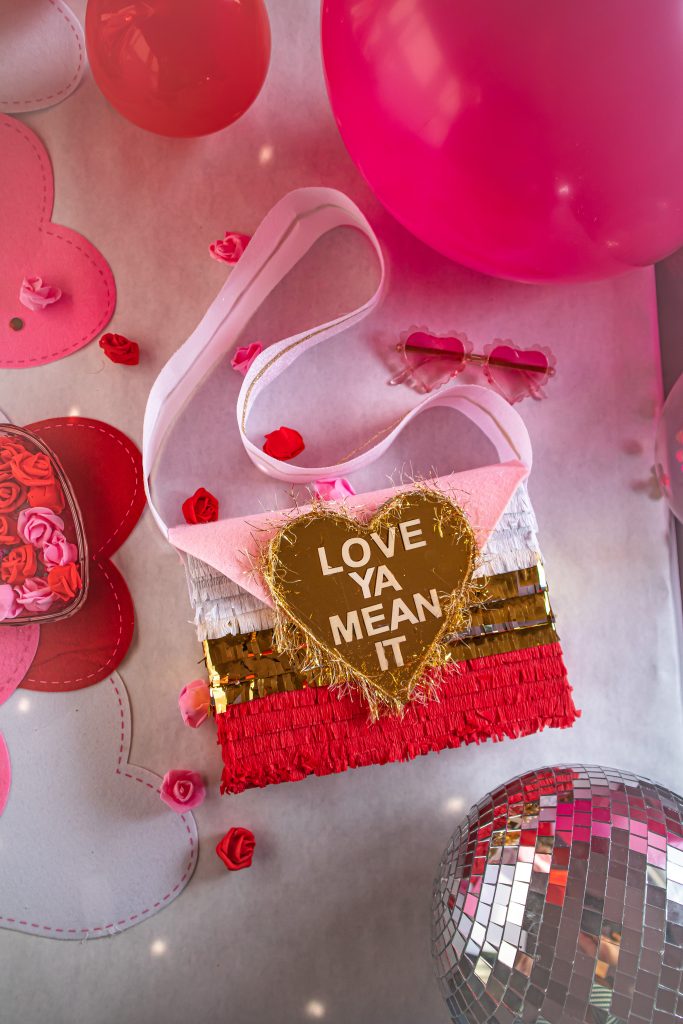 DIY Valentine's Day Messenger bag
