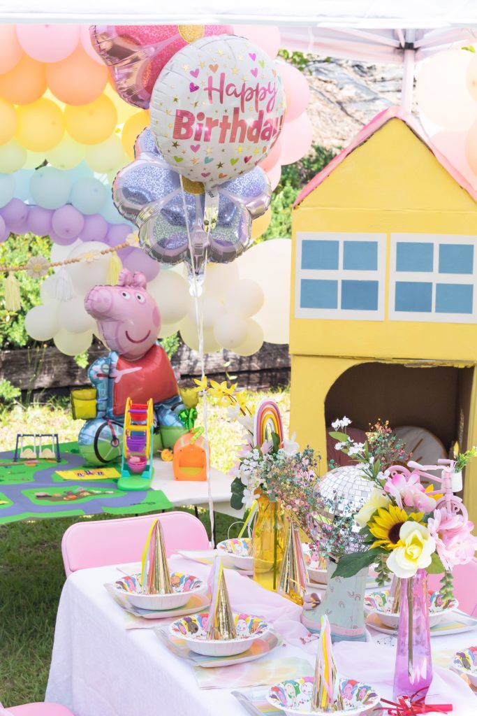 Decoración pepa pig  Peppa pig birthday party decorations, Peppa