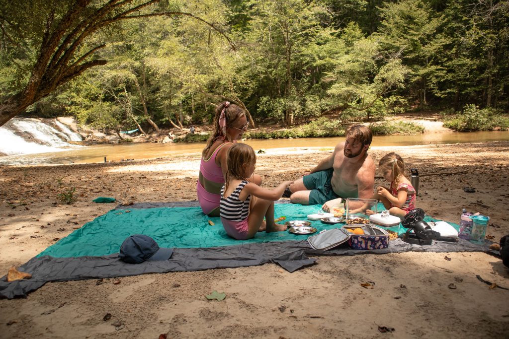 Nicki Odom's family in Carter Fall in Elkin NC